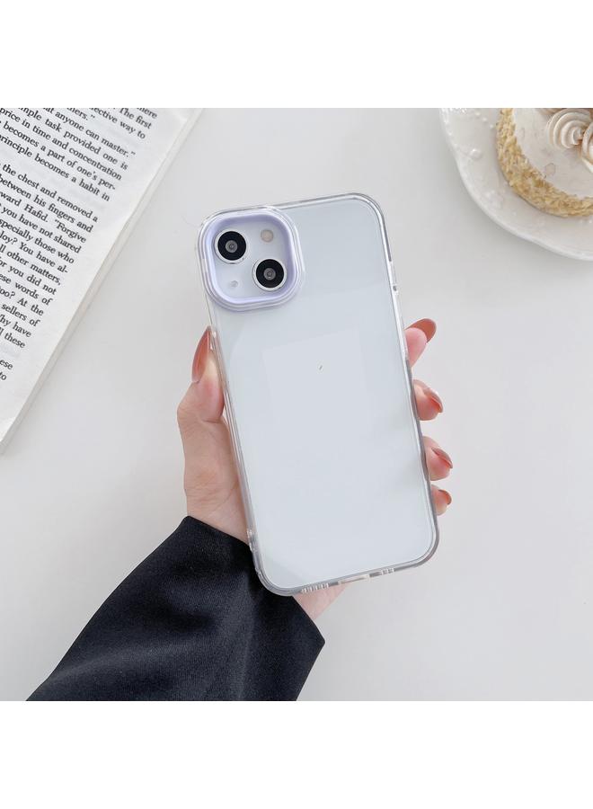 زبون جراب لهاتف iPhone 13 Pro Max مع إطار عدسة ماكارون شفاف من مادة TPU - Image 1