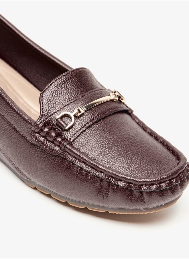 Le Confort Women Metal Accent Slip-On Shoes with Wedge Heels  - Image 5