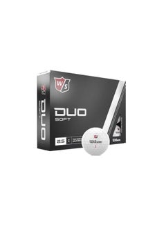 Wilson Duo Soft White 12 Golf Balls  Color: White  - Image 1