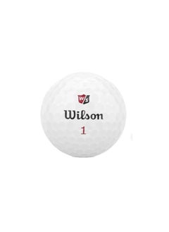 Wilson Duo Soft White 12 Golf Balls  Color: White  - Image 2