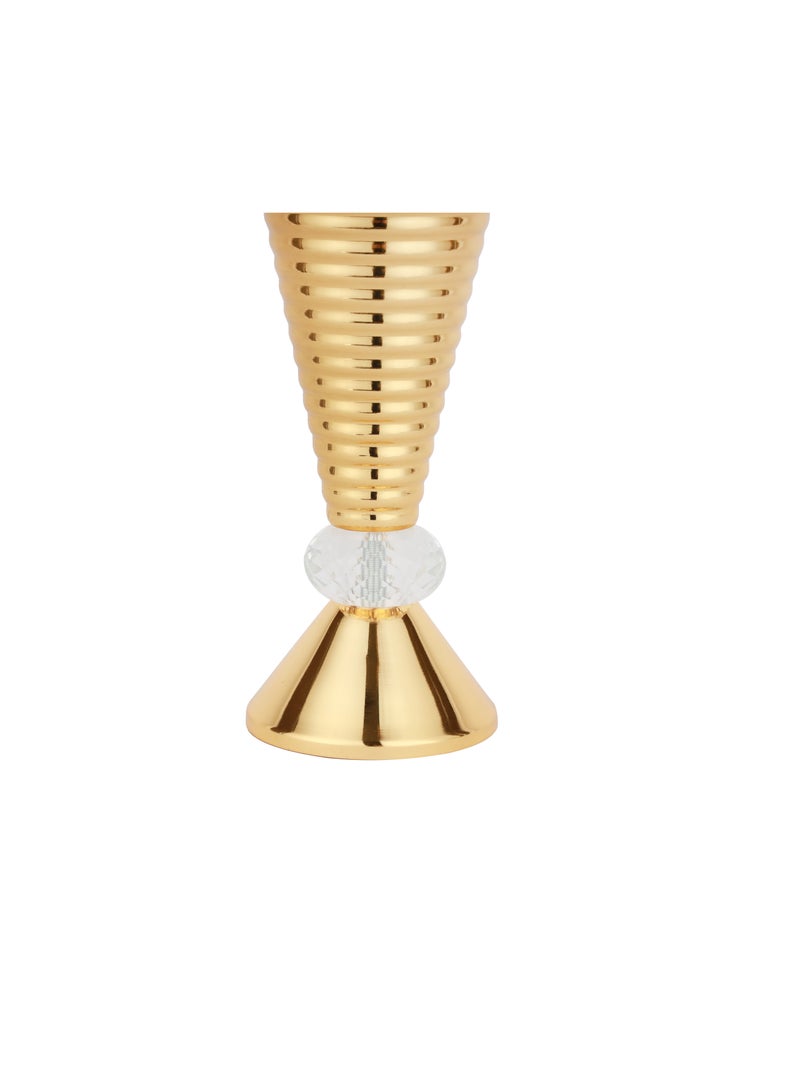 Royalford Incense Burner- RF12332/ Gold-Finish Metal Body, Efficient Airflow Gold - Image 5