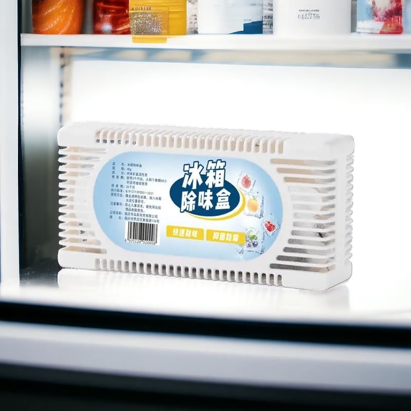 zoba Natural Bamboo Charcoal Air Purifier for Refrigerator | Odor Absorber & Air Purifier | Activated Charcoal Refrigerator Deodorizer | Refrigerator Odor Eliminator - Image 1