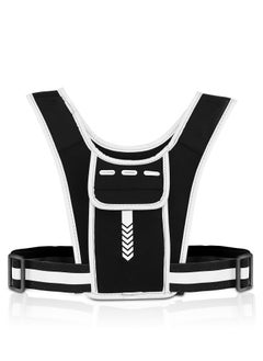 Running Vest Phone Holder for Men  Women, Men  Women's Sports Adjustable Reflective Running Vest Light Weight Phone Holder for Running with Water Bottle Pouch, Accessories Pockets