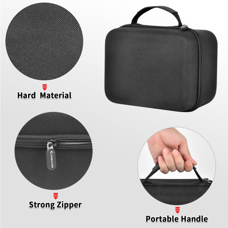 COMECASE Case Compatible with Square Terminal Credit Card Reader, Mobile POS Machine Storage Holder for Terminal Charger and Over 5 Receipt Paper Rolls with Large Accessories Mesh Pocket (Bag Only) - Image 4