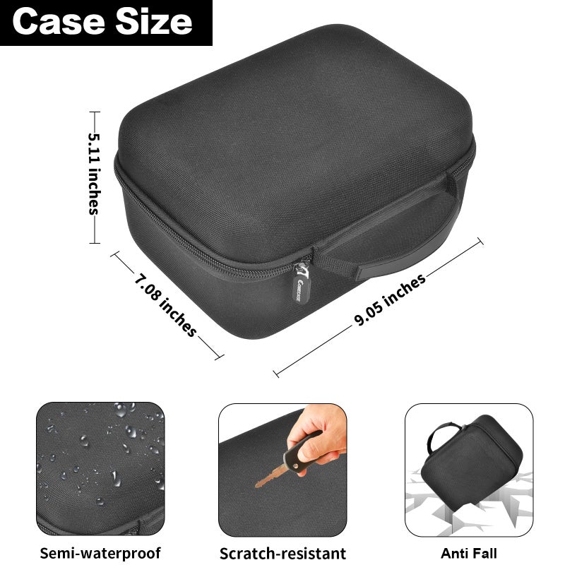 COMECASE Case Compatible with Square Terminal Credit Card Reader, Mobile POS Machine Storage Holder for Terminal Charger and Over 5 Receipt Paper Rolls with Large Accessories Mesh Pocket (Bag Only) - Image 5