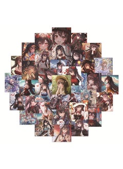 Generic 60Pcs Genshin Hu Tao Anime Stickers for Laptop Suitcase Skateboard Graffiti Luggage Cartoon Stickers  - Image 1