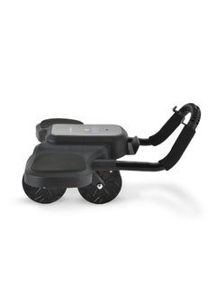 Abs Exercise Roller with LED Digital Display / Core Trainer Target Abdominal Muscles / Strong Load-Bearing / Automatic Rebound / Anti Slip Wheel Design / Dual Wheel / Intelligent Timing Count - Black