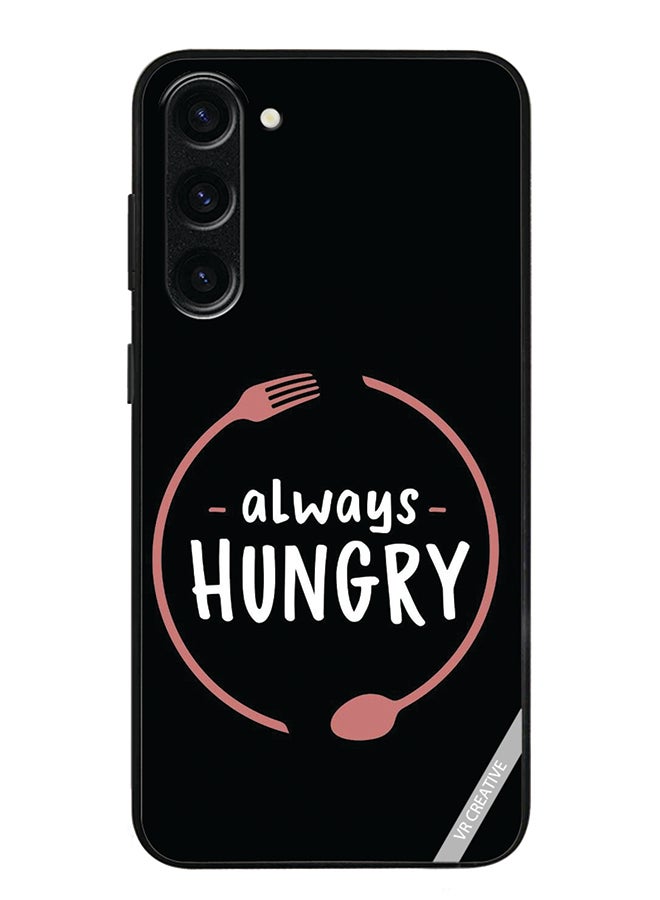 VR CREATIVE Protective Case Cover For Samsung Galaxy S24 Plus Always Hungry Design Multicolour - Image 1