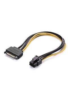 Generic 15Pin Sata Power To 6Pin Pci E Pci Express Adapter Cable For Video Card 