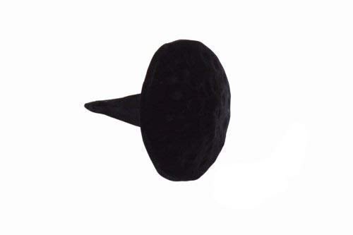 A29 (Set of 24) 1 x 1 Inch Approx. Round Iron Clavos Decorative Nails, Hand Forged, Natural Black Finish - Image 3