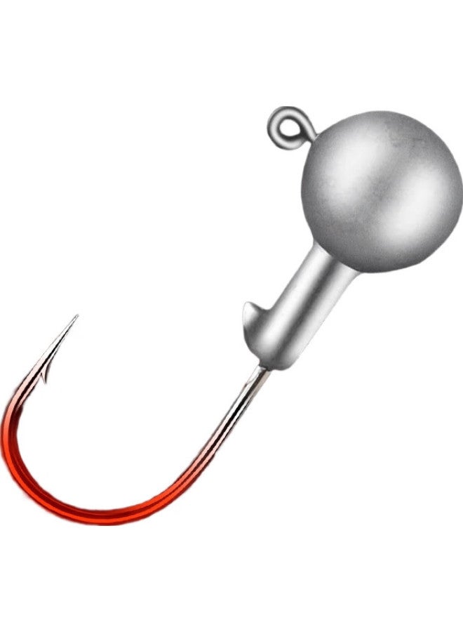 Komerai With Reinforced Lead Head Hook Set, T-Tail Soft Bait, Artificial Bait, Long-Distance Casting, T-Tail Soft Worm, For Bass, Mandarin Fish, And Topmouth Culter - Image 1