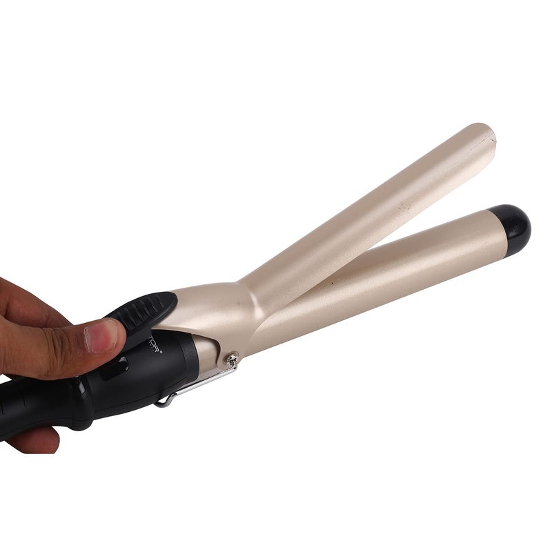 HECTOR Ease Curl 25 Mm Barrel Professional Hair Curler With Ceramic Coated Plates Fast Heatup Hair Curling Iron Rod Hair Styling Tools For Curly Hair For Women, Black - Image 2