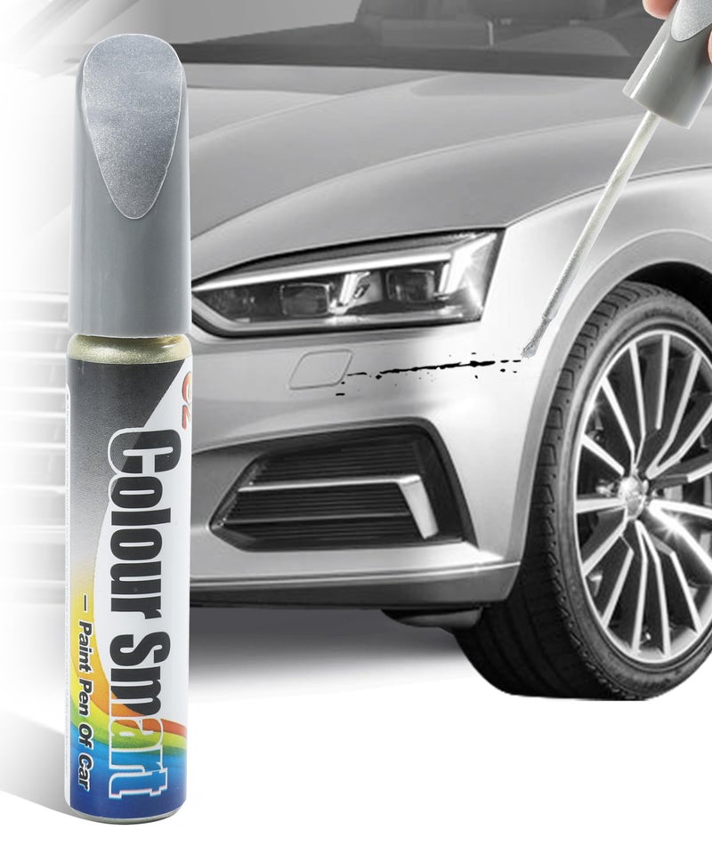 VARGTR Touch Up Paint Pen for Cars,Car Scratch Repair Pen,Car Accessories Car Touch Up Fill Paint Pen,Car Remover Scratch Paint Pen,Automotive Touch Up Paint for Erase Car Scratches (Silver) - Image 1