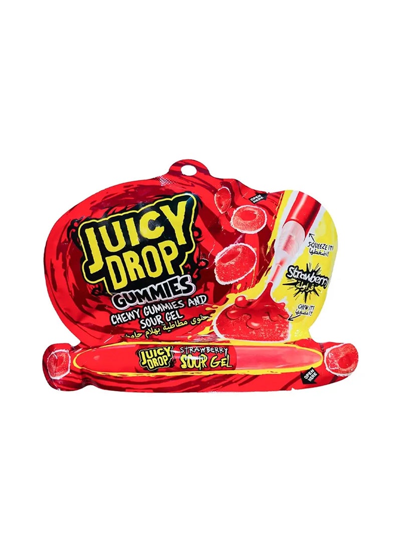 Bazooka Juicy Drop Strawberry or Raspberry Gummies - Image 2