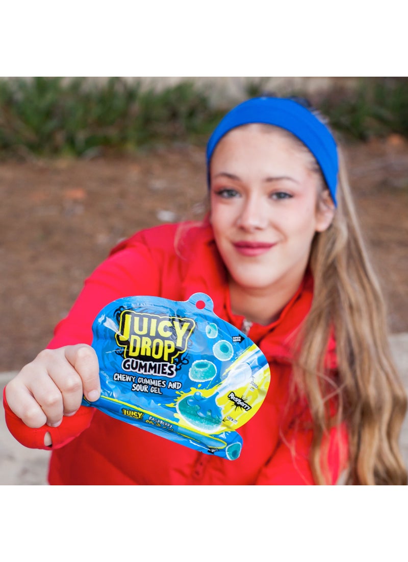 Bazooka Juicy Drop Strawberry or Raspberry Gummies - Image 5