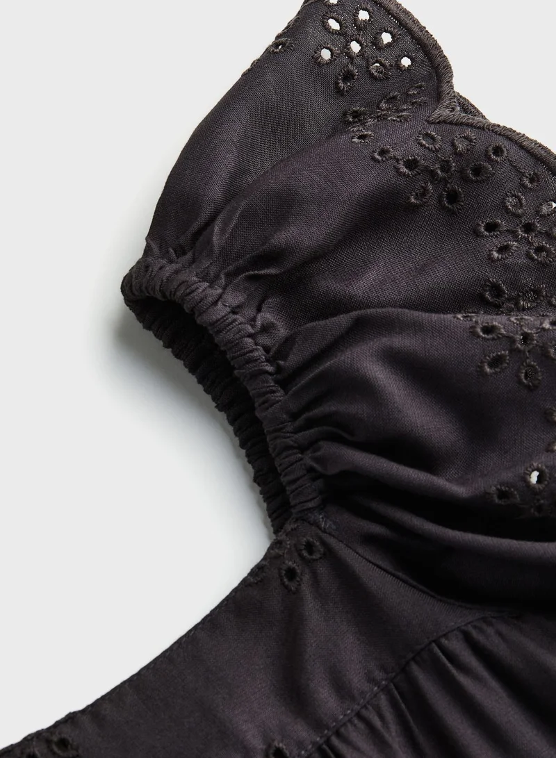 اتش اند ام بذلة Broderie الأساسية للأطفال