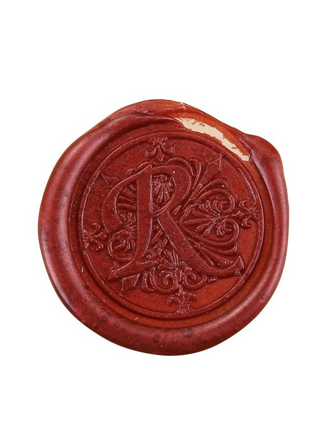 Mornajina Classic Wooden Letter R Alphabet Letter Initial Wax Classic Sealing Wax Seal Stamp  - Image 5