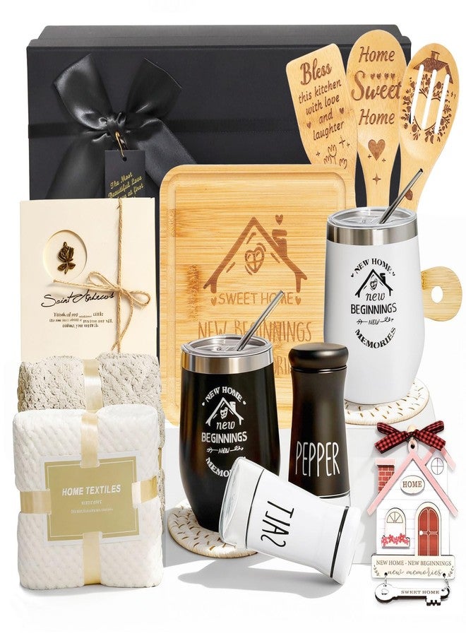 Yimerlen House Warming Gifts New Home, 14 Pcs New Home Gift Ideas Basket, Housewarming Present for First Homeowner Couple Women, Closing Gifts for Home Buyers, Realtor Gift for Clients - Image 1