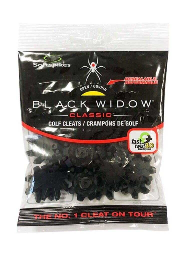 Softspikes Golf SOFTSPIKES BLK WIDOW CLASSIC GOLF CLEATS - Image 1