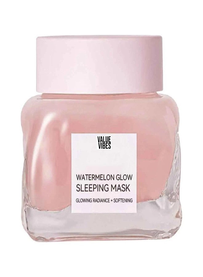 VALUEVIBES Watermelon Glow Sleeping Mask, Firming Facial Anti-Aging Gel Mask, Moisturizing Pore Refinement Night Cream, Even Skin Tone, Hydrating and Moisturizing - Image 1