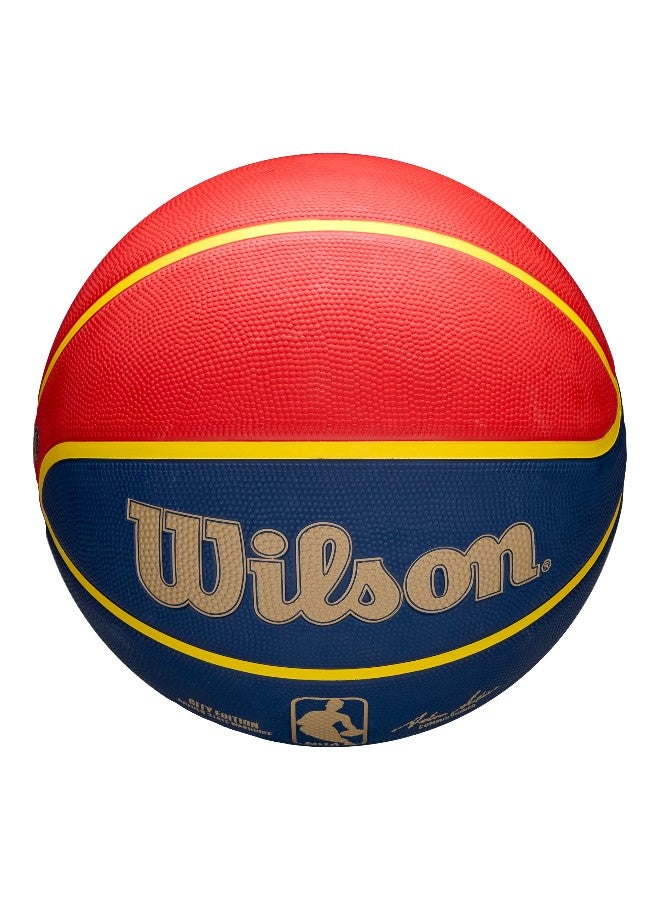 Wilson 2024 NBA Team City Edition GS Warriors Basketball Size 7 - Image 5