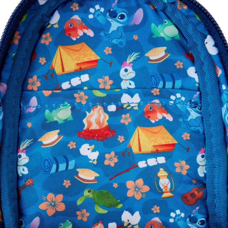 Loungefly Loungefly Disney Stitch Camping Cuties Mini Backpack Pencil Case - Image 4