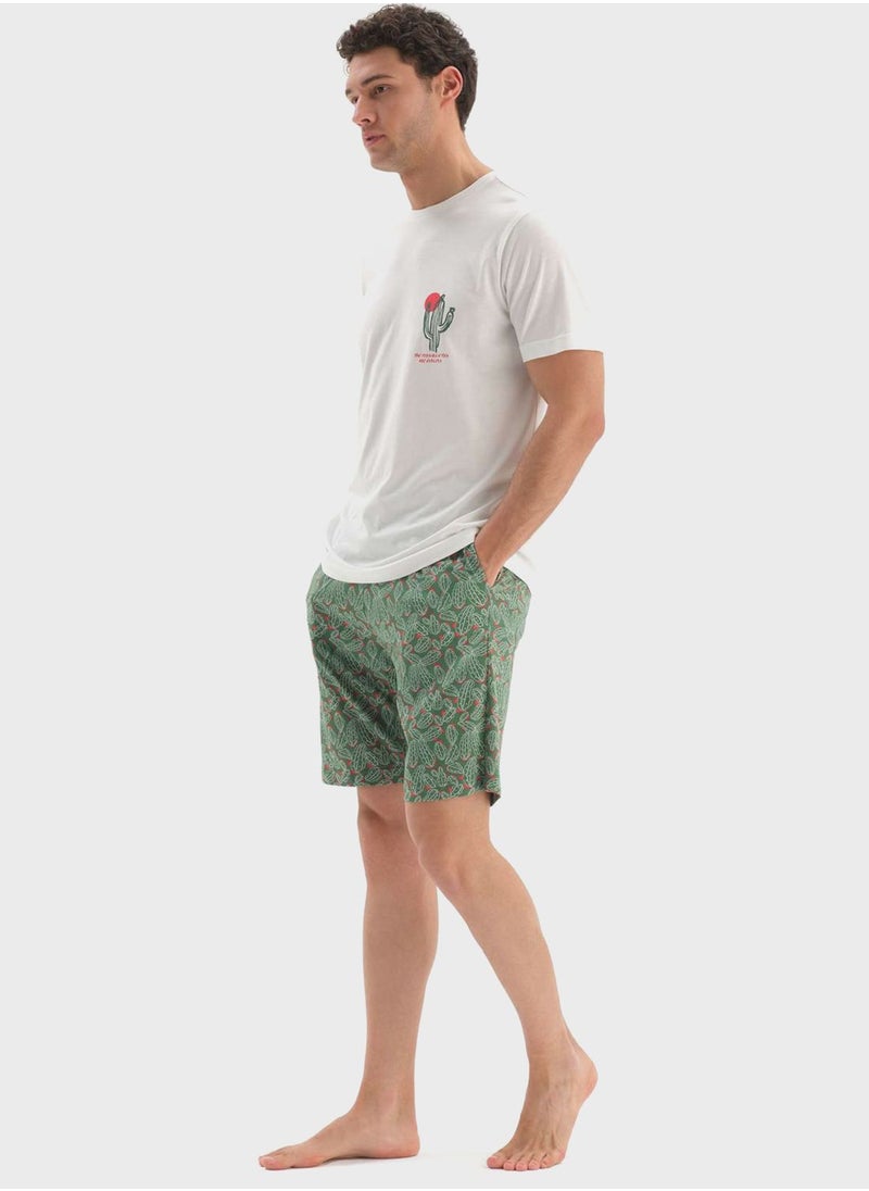 dagi - Nightwear T-Shirt & Short Set - Image 1
