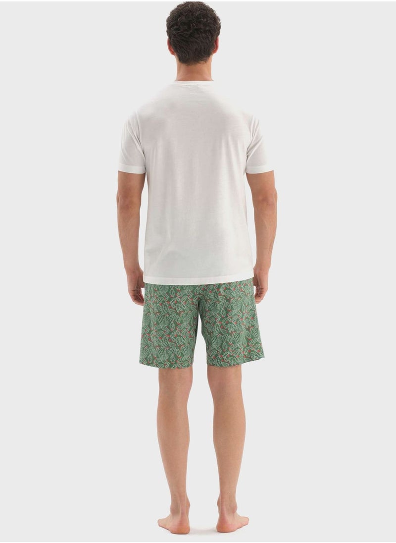 dagi - Nightwear T-Shirt & Short Set - Image 1