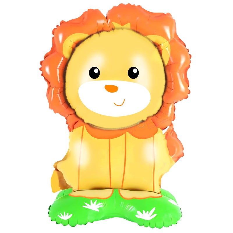 مانجو Propsicle الأسد الدائمة احباط بالون الغابة سفاري موضوع الاطفال حفلة عيد ميلاد زينة مغامرة حفلة حزمة من 1 - Image 2