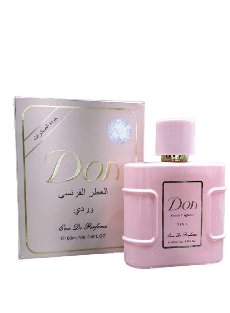 عطر دون الفرنسي او دي برفيوم الوردي100مل