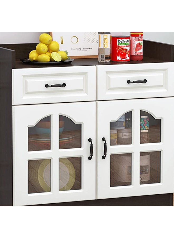 2pcs 5" Cabinet Pulls Handles for Cabinets  Cabinet Hardware Kitchen  5"Hole CenteMatte Black Zinc Alloy - Image 2