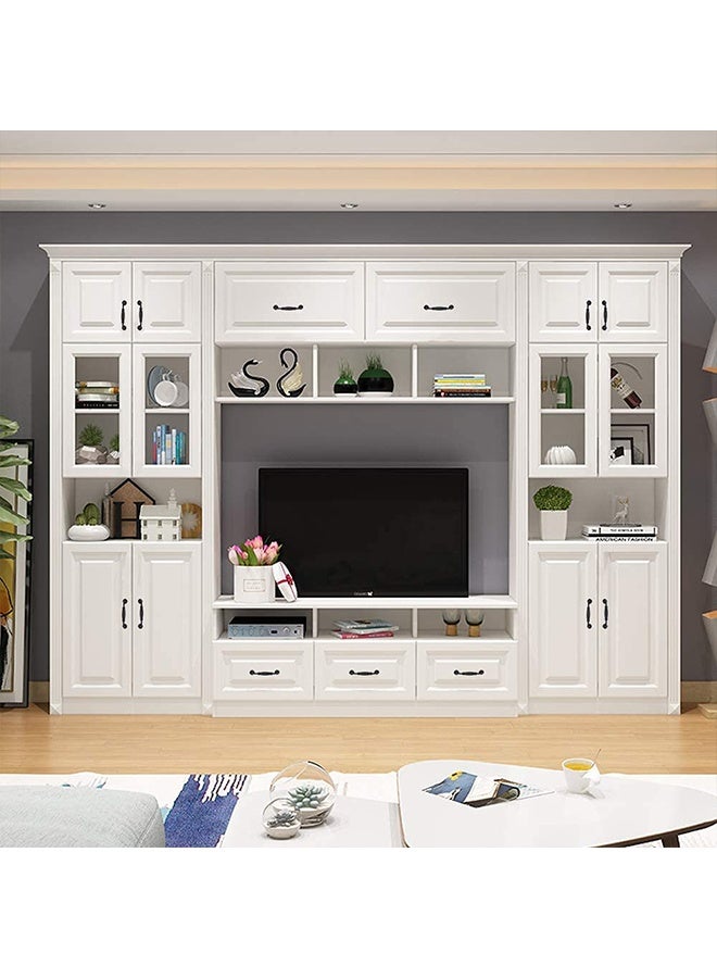 2pcs 5" Cabinet Pulls Handles for Cabinets  Cabinet Hardware Kitchen  5"Hole CenteMatte Black Zinc Alloy - Image 5