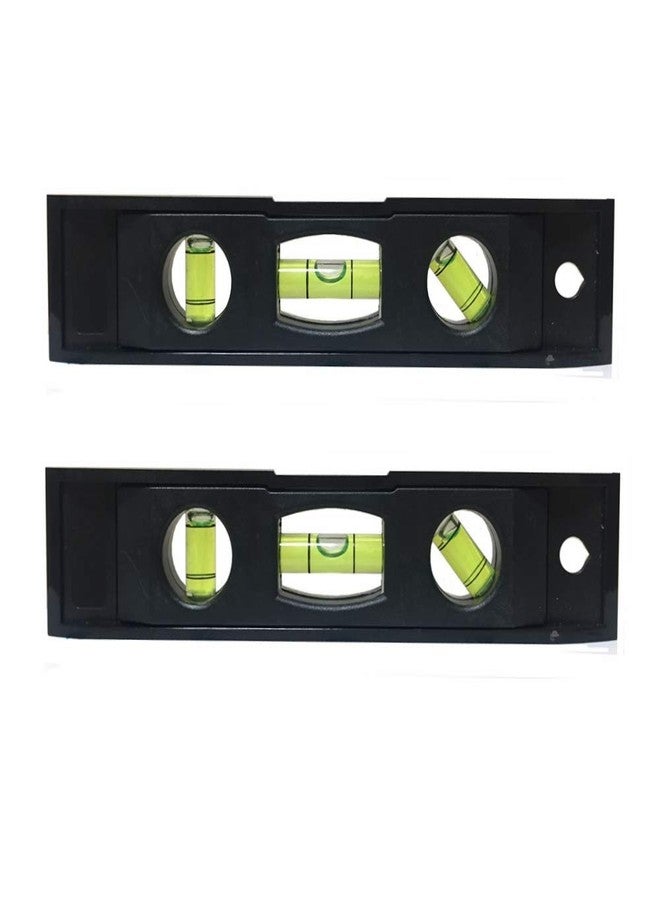 YOTOM 2pcs 6 inch Torpedo Level Magnetic Box Level with 180 90 45 Degree Bubble Level - Image 1