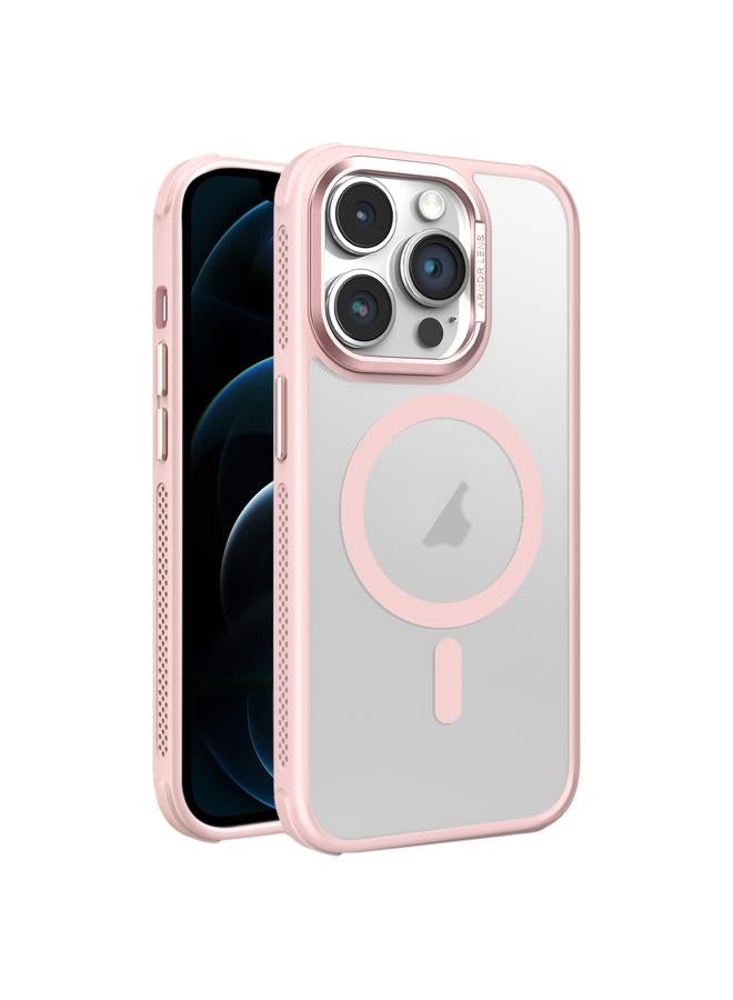 زبون جراب لهاتف iPhone 12 Pro Max مصنوع من مواد تبريد جانبية وملمس جلدي غير لامع وإطار عدسة معدني وغطاء هاتف MagSafe - Image 1