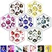 Yilloog 350 Pcs Dice Sets Bulk with Drawstring Bag Polyhedral Dice Sets Multi Role Playing Table Game D4 D6 D8 D10 D D12 D20 Mixed Style - Image 4