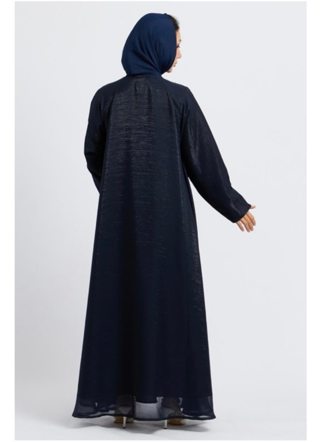 Evva Evva Luxury Saudi Abaya for Women – Elegant Open Front Modest Wear in Premium Fabric – Ideal for Ramadan, Eid, and Everyday Elegance  - Image 3