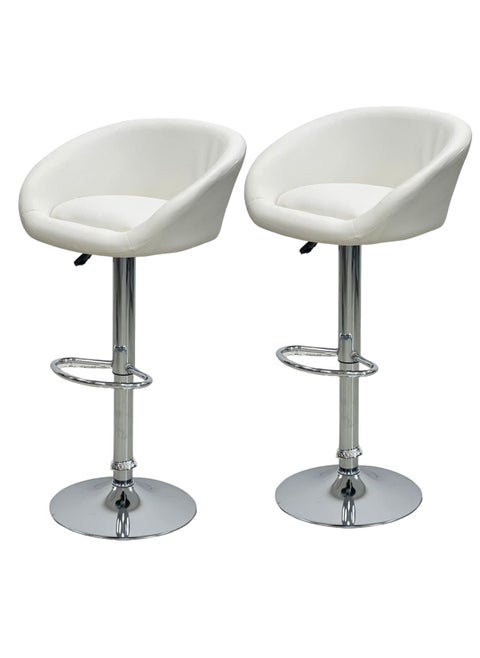 Set of 2 Pieces Modern Adjustable Counter Height Barstool