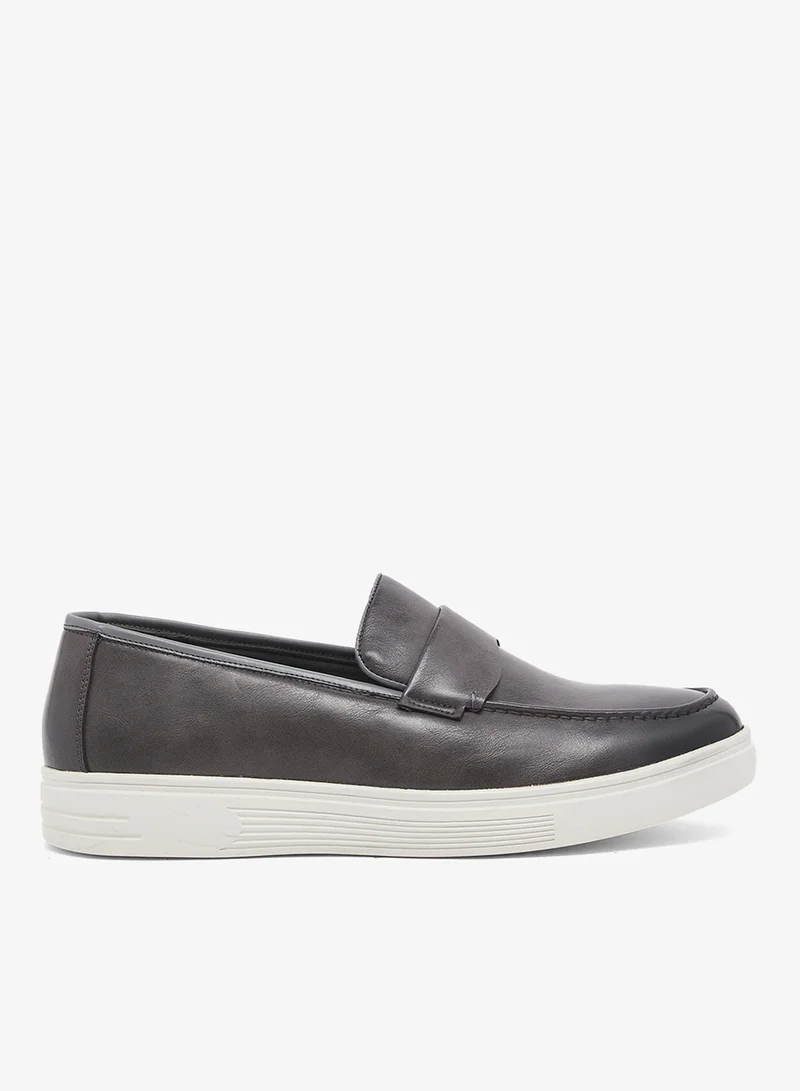 Robert Wood Faux Leather Casual Slip Ons