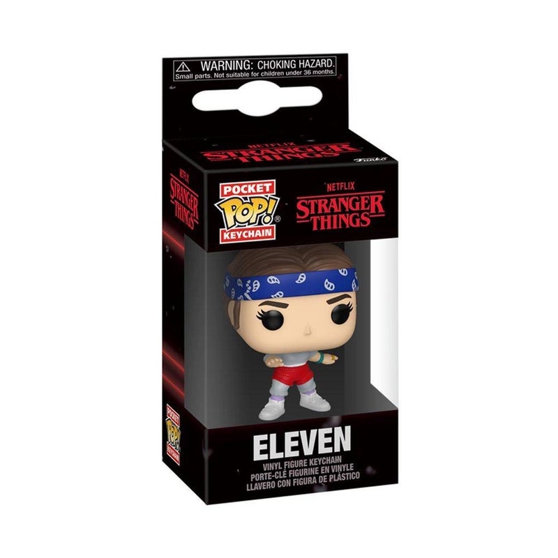 Funko Pocket POP! Stranger Things Eleven with Bandana Vinyl Keychain (10.2 cm) - Image 1