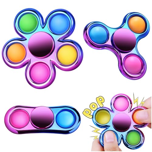 GIGILLI Pop Fidget Spinner Sensory Fidget Toys Adults Kids 4812 with Autism ADHD Easter Gifts for Kids Anxiety Toys Stress Relief Boy Easter Basket Stuffers Party Favors Classroom Prizes - Image 1
