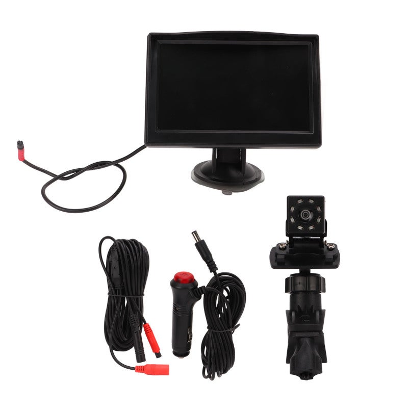 Baby Car Camera Adjustable 180 Degree Front Rear Camera Night Vision - Stable Sucker Bracket Mount for Back Seat Baby Monitor - Image 5