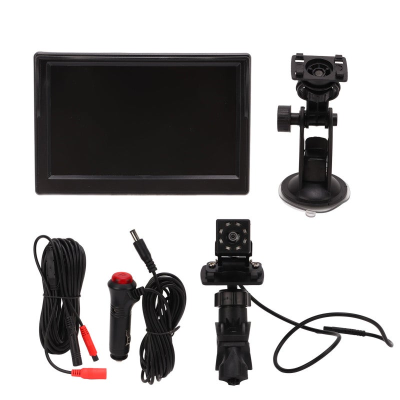 Baby Car Camera Adjustable 180 Degree Front Rear Camera Night Vision - Stable Sucker Bracket Mount for Back Seat Baby Monitor - Image 2