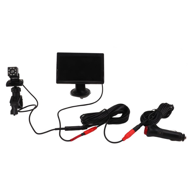 Baby Car Camera Adjustable 180 Degree Front Rear Camera Night Vision - Stable Sucker Bracket Mount for Back Seat Baby Monitor - Image 4