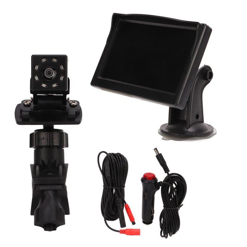 Baby Car Camera Adjustable 180 Degree Front Rear Camera Night Vision - Stable Sucker Bracket Mount for Back Seat Baby Monitor - Image 3