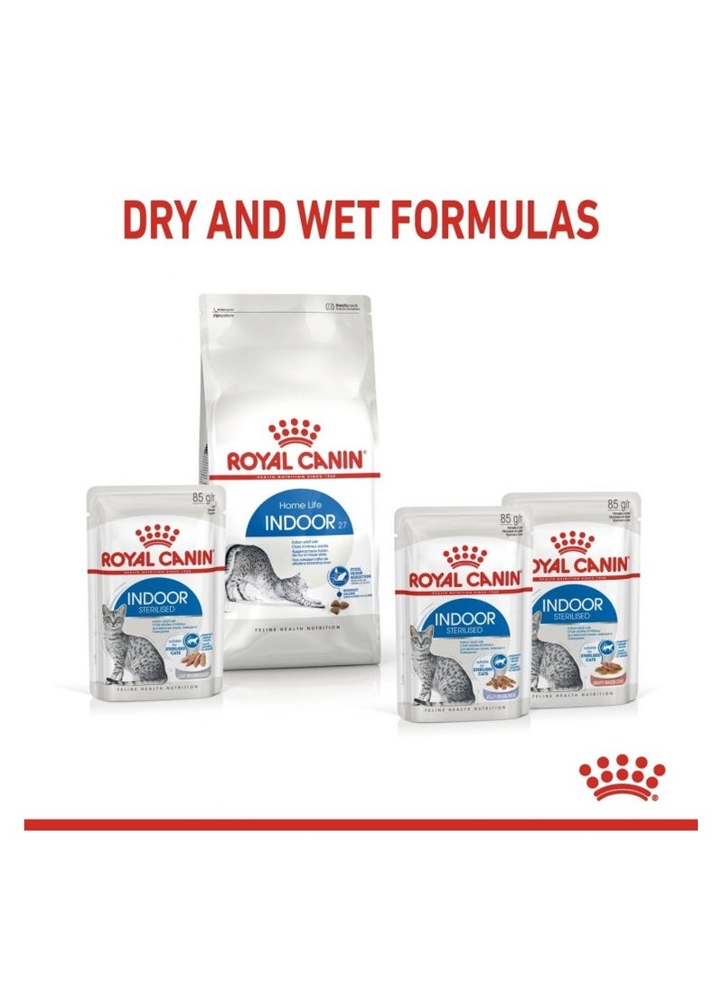 ROYAL CANIN Feline Health Nutrition Indoor Jelly WET FOOD - Pouches - Image 2