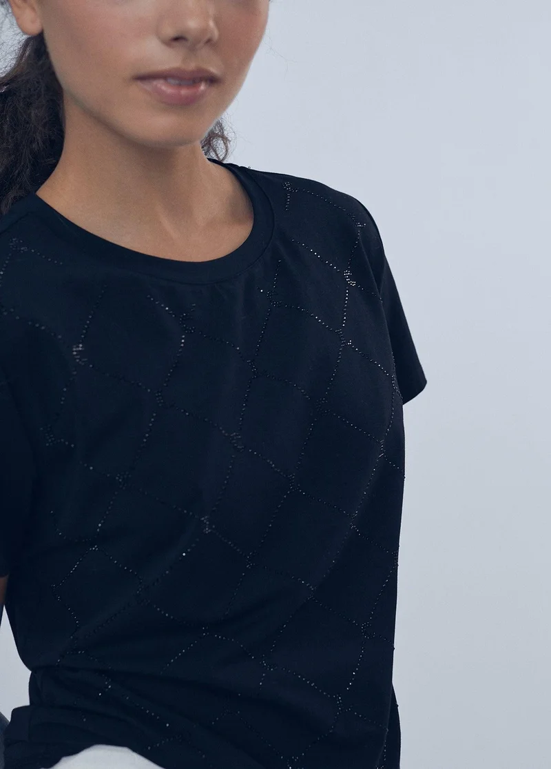 Lola Casademunt LC rhinestone T-shirt