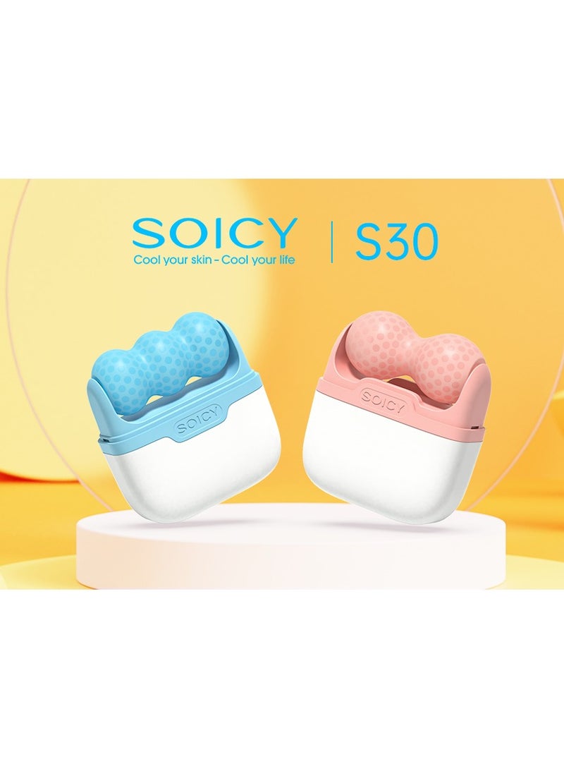 SOICY Ice Roller Face Eye and Body Massage Pink Color - Image 4