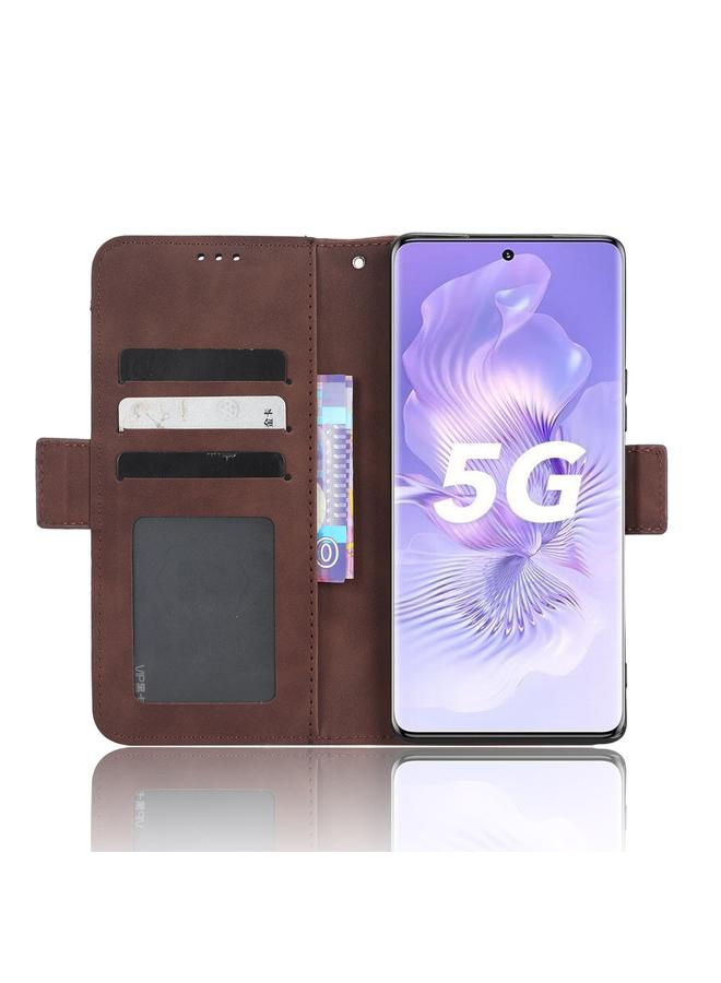 زبون جراب هاتف Honor 80 5G مصنوع من جلد العجل مع فتحات للبطاقات - Image 5