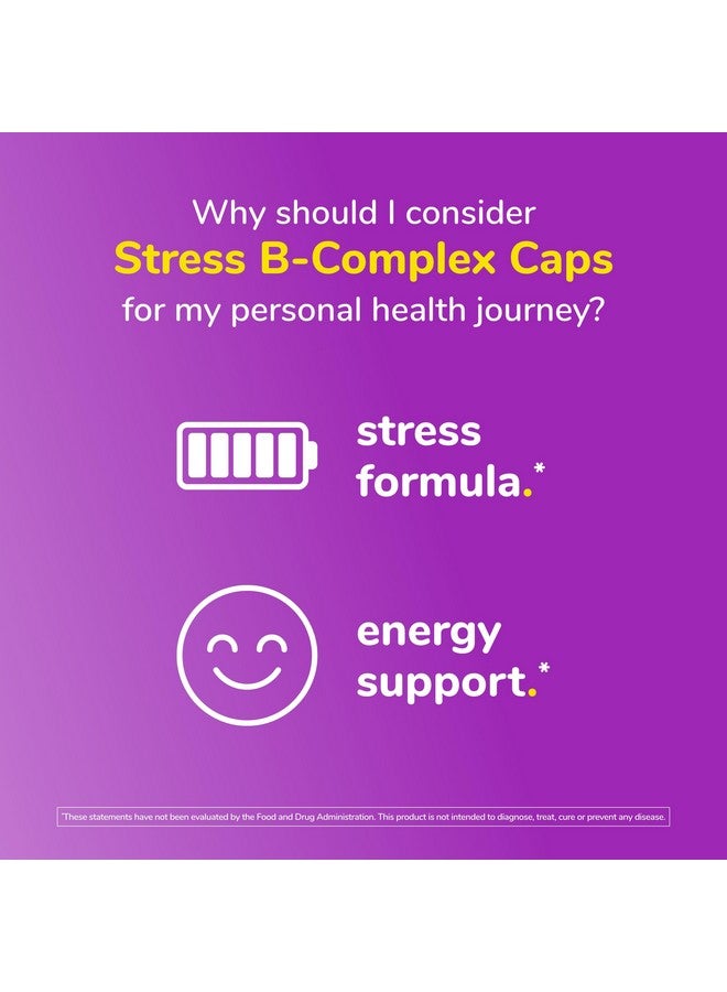 توين لاب كبسولات Twinlab Stress B-Complex - مكمل غذائي لدعم الطاقة مع فيتامين B12 وB6 - 250 كبسولة - Image 3