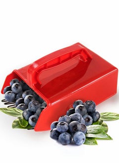 Berry Picker Portable Handheld Scoop Comb Tool Fruit Foraging Harvesting Collector with Ergonomic Soft Touch Handle Reinforced Coated Teeth for Cranberries Blueberries lingonberries Blackberries